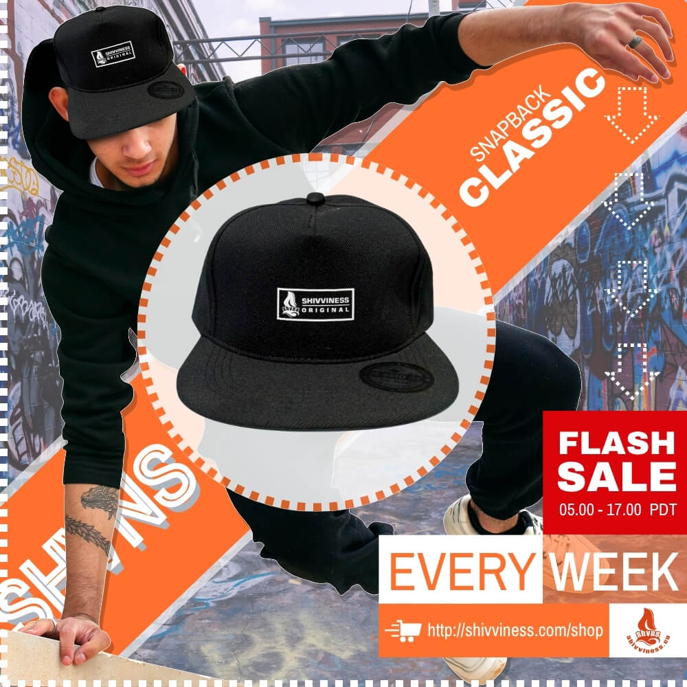 Thumbnail "SHVNS Promotional Media Design – Classic Snapback for Youth with Character"